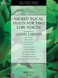 Sacred Vocal Duets for Two Low Voices Vocal Solo & Collections sheet music cover